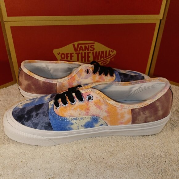 Vans Men's 7/Women's 8.5 Authentic 44 DX Tie Dye patchwork VN0A54F9AXJ - Picture 12 of 13